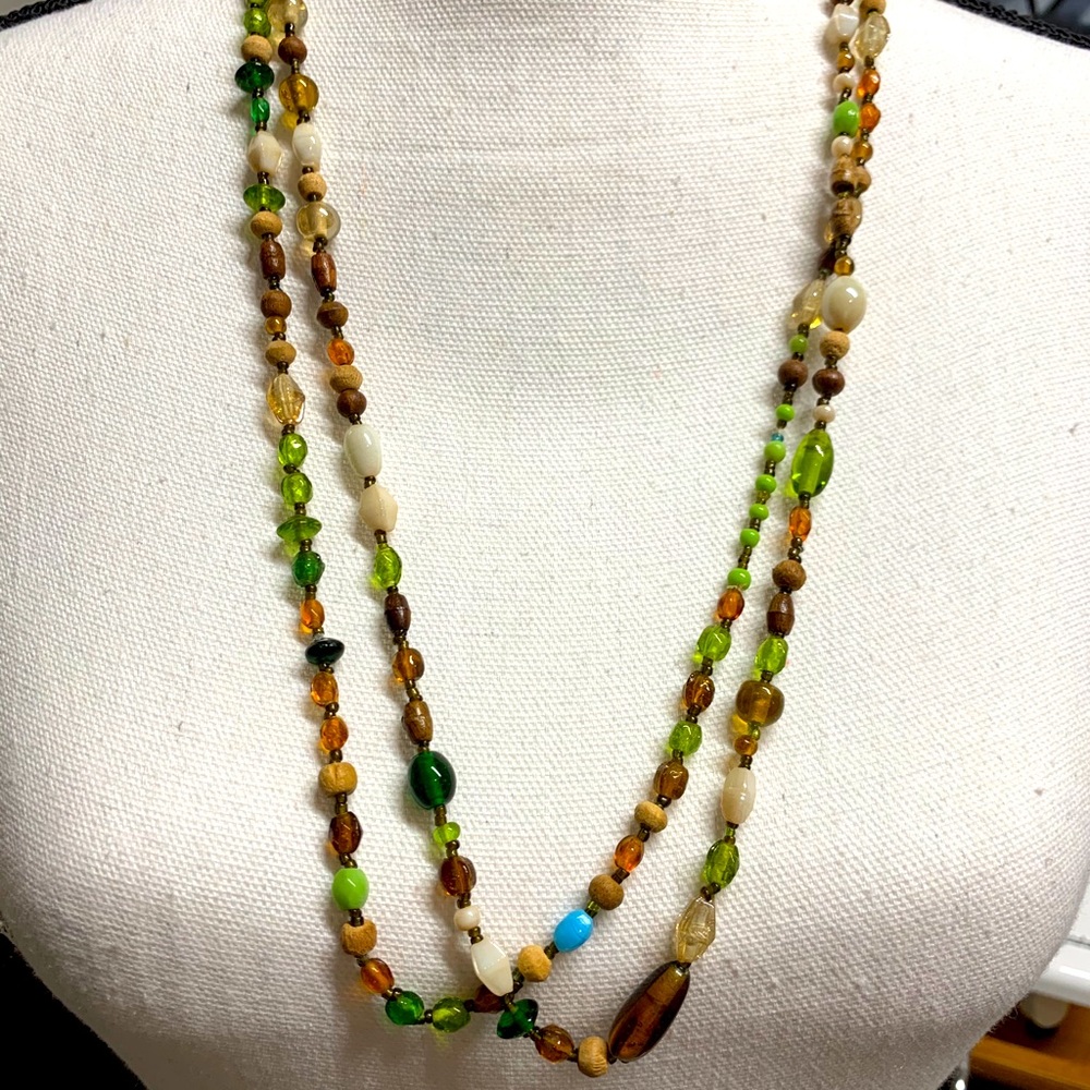 Colorful beaded necklace